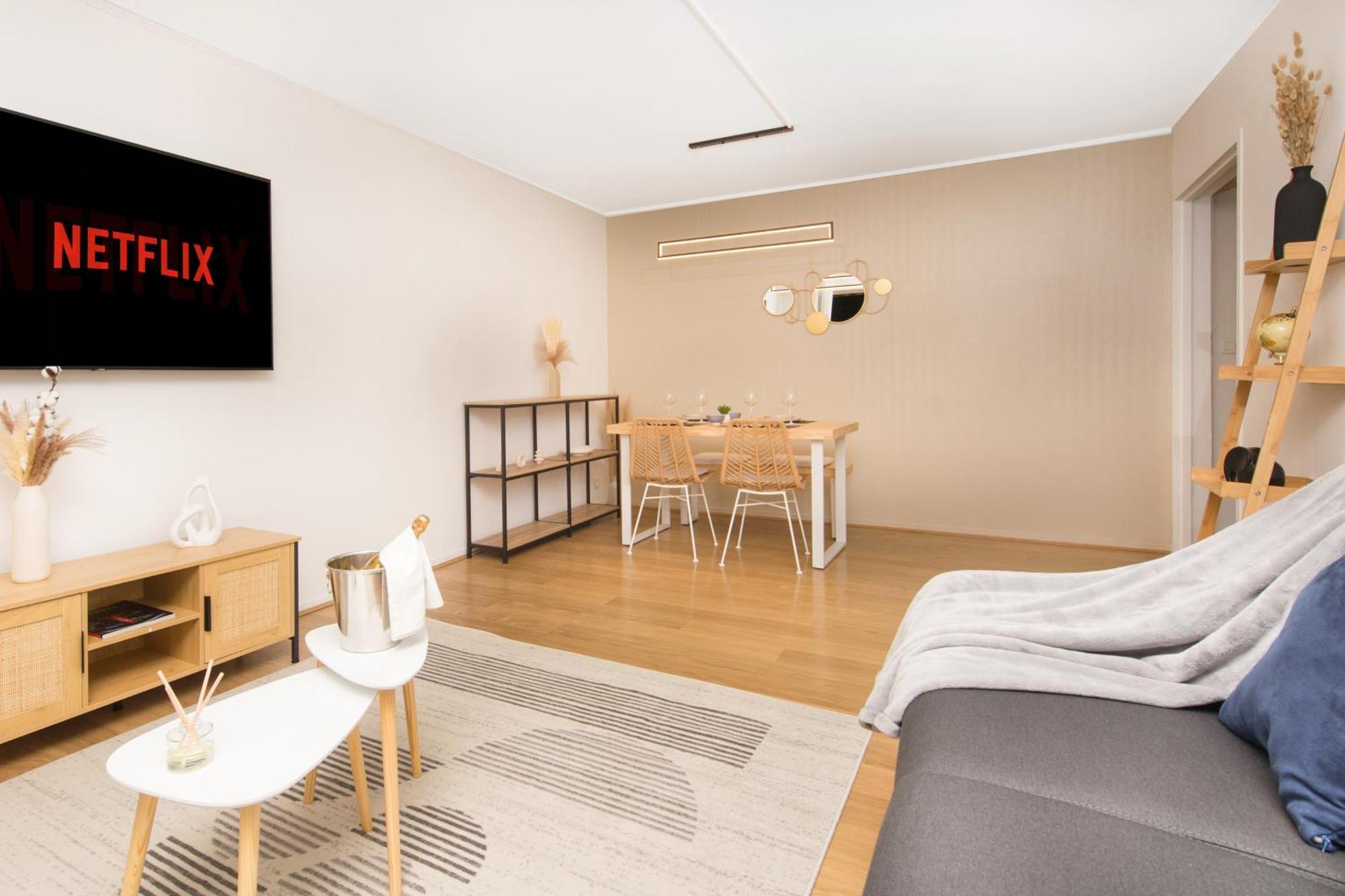 Appartement Renove - Terrasse - Parking - Bm 尼斯 外观 照片
